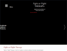 Tablet Screenshot of fightorflighttherapy.com